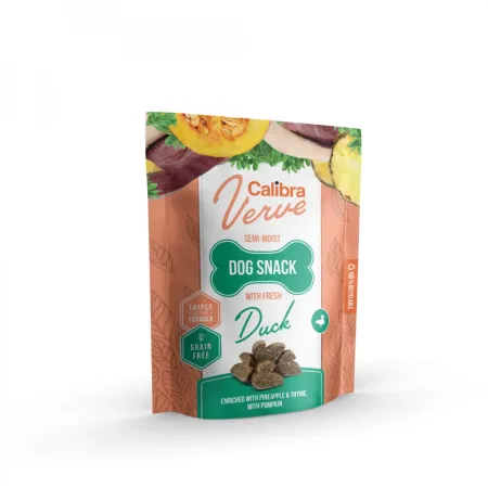 Calibra Dog Verve Semi-Moist Snack świeża kaczka 150g